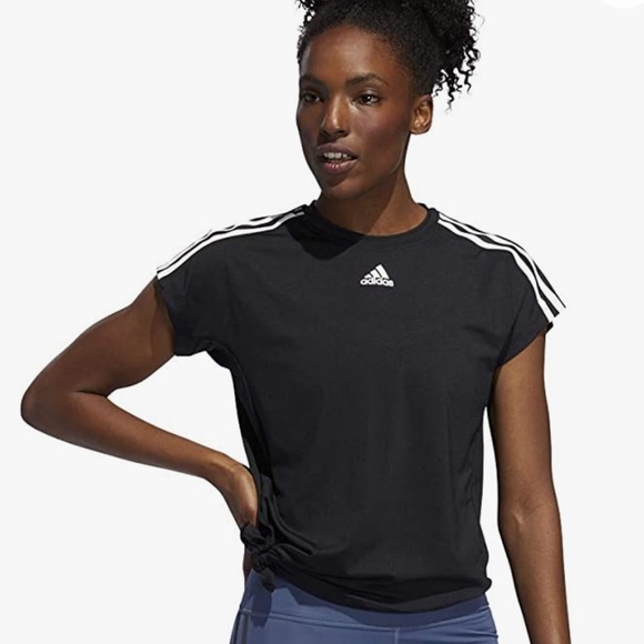 Adidas 3 stripe tie tee - Picture 4 of 5